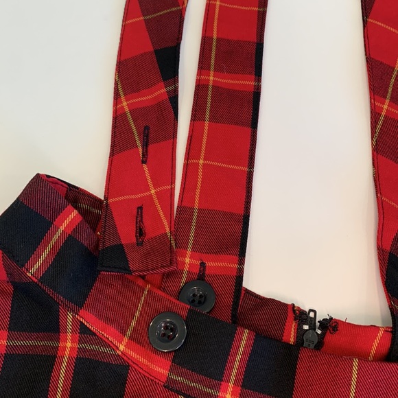 Harry Potter Gryffindor Red & Black Plaid Skirt, NWT, S - Picture 4 of 13